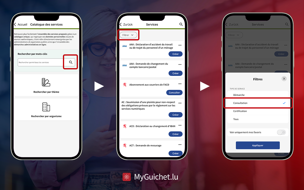 Discover the new MyGuichet.lu services catalogue - Guichet.lu - Luxembourg
